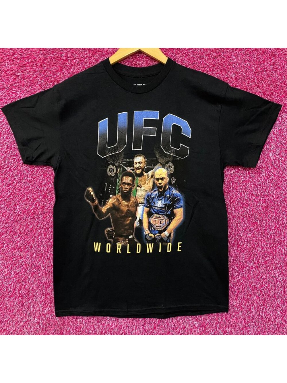 UFC WorldWide Conor McGregor, Jon Jones, Israel Adesanya T-Shirt Medium